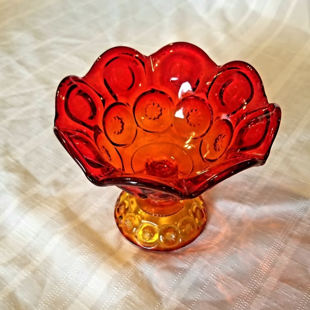 Le Smith amberlina candy jar